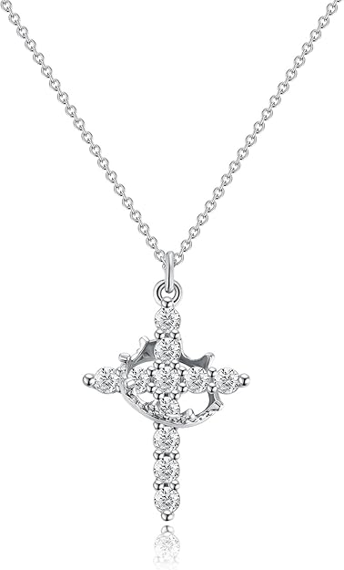 Crown Cross Necklace