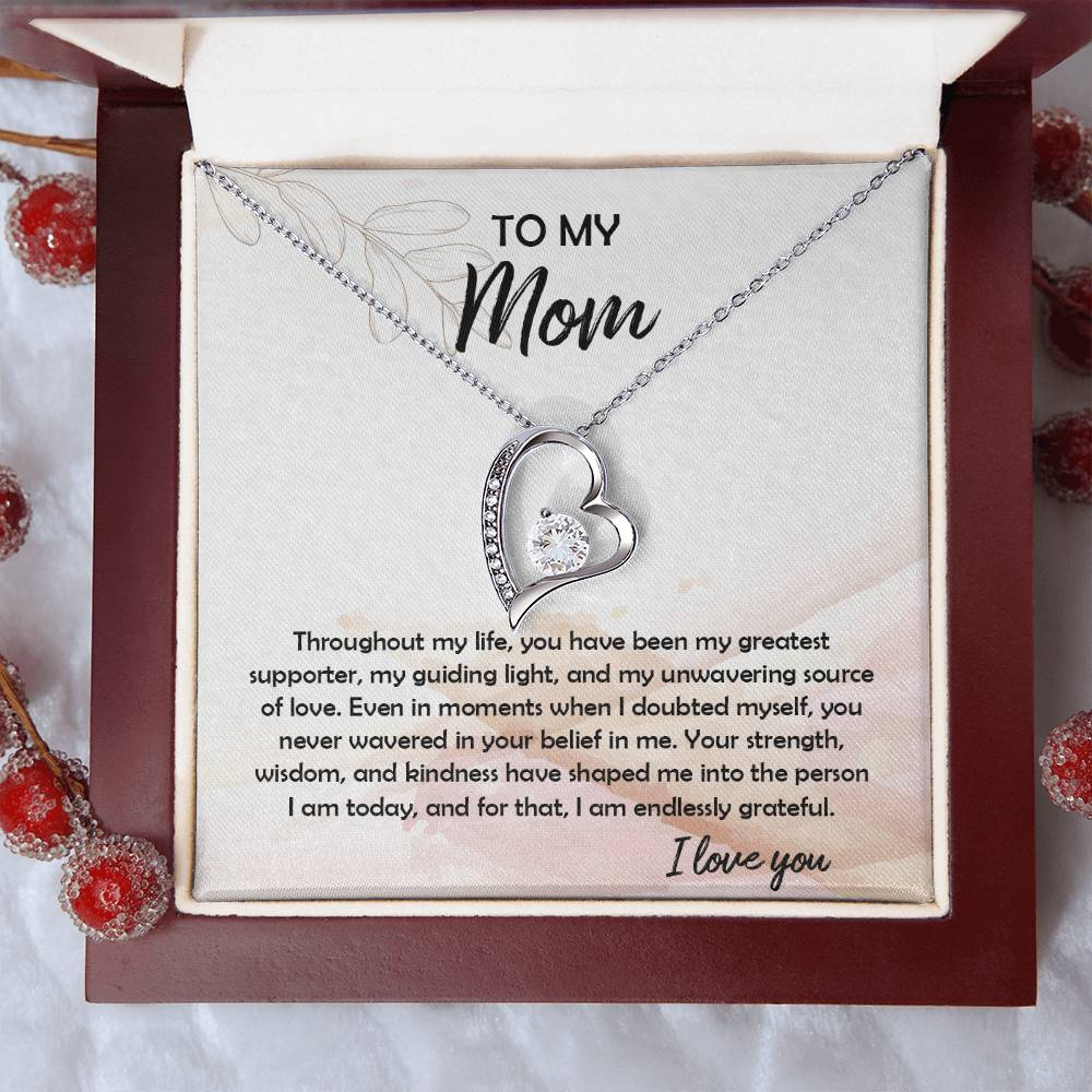 Mom Necklace + Free Matching Earrings (while stock last)