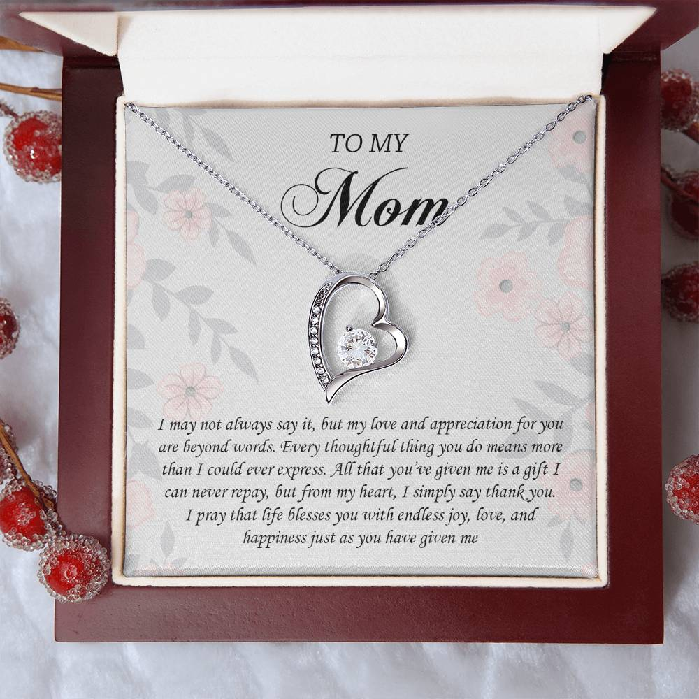 Mom Necklace + Free Matching Earrings (while stock last)