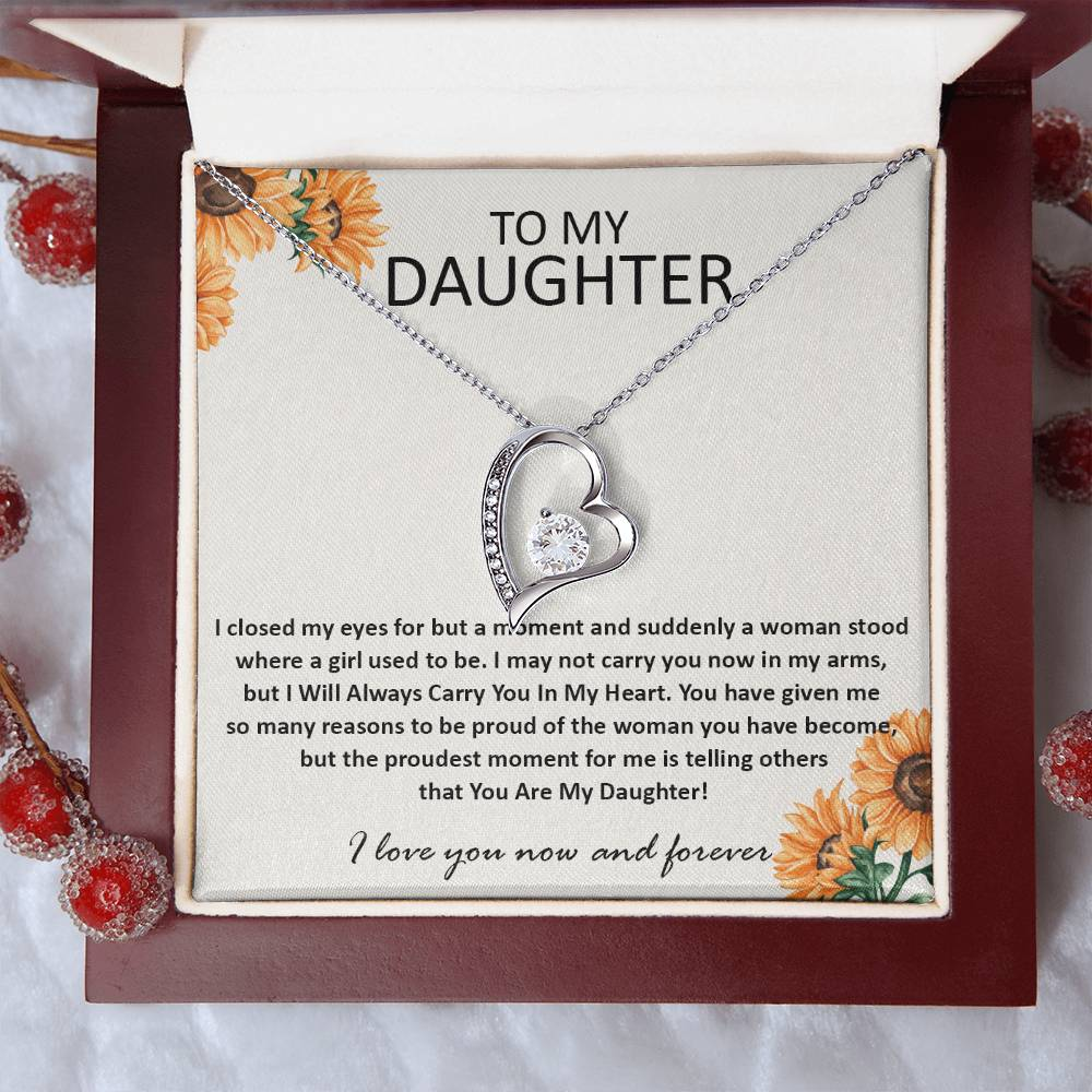 Daughter Necklace + Free Matching Earrings (while stock last)