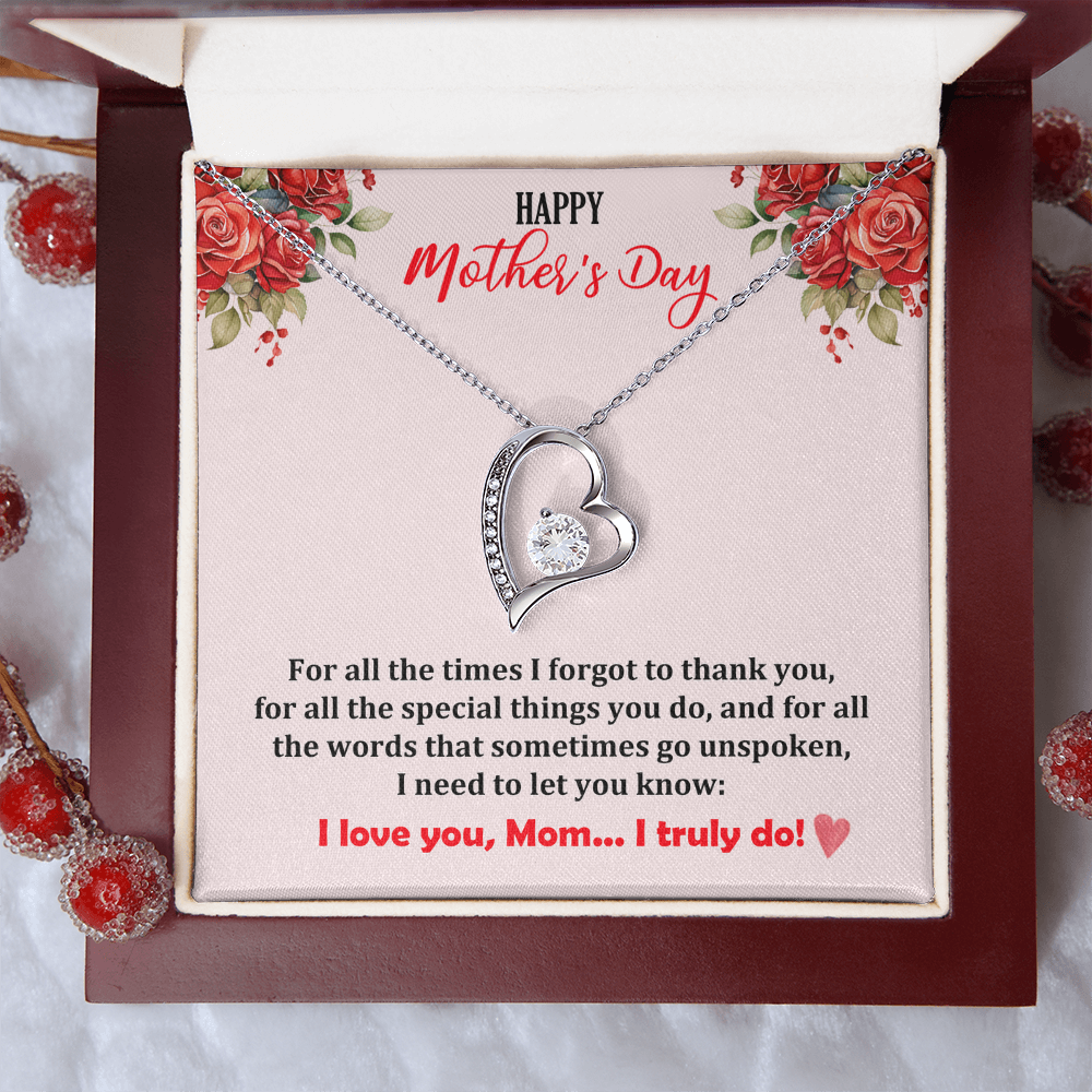 Mother's Day Necklace + Free Matching Earrings (while stock last)