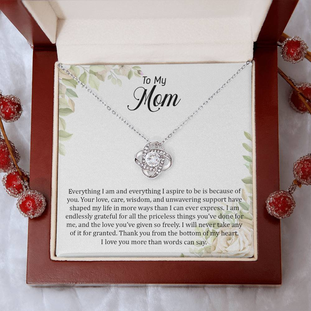 Mom Necklace + Free Matching Earrings (while stock last)