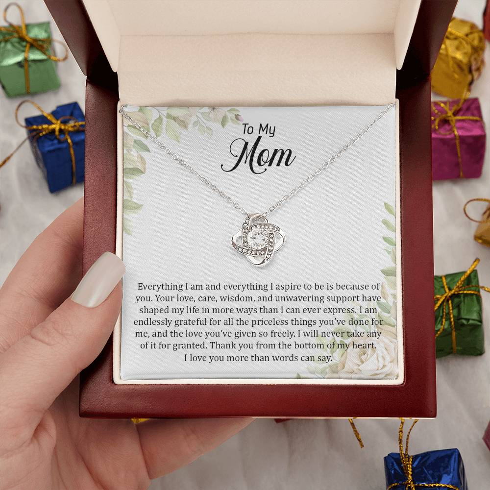 Mom Necklace + Free Matching Earrings (while stock last)