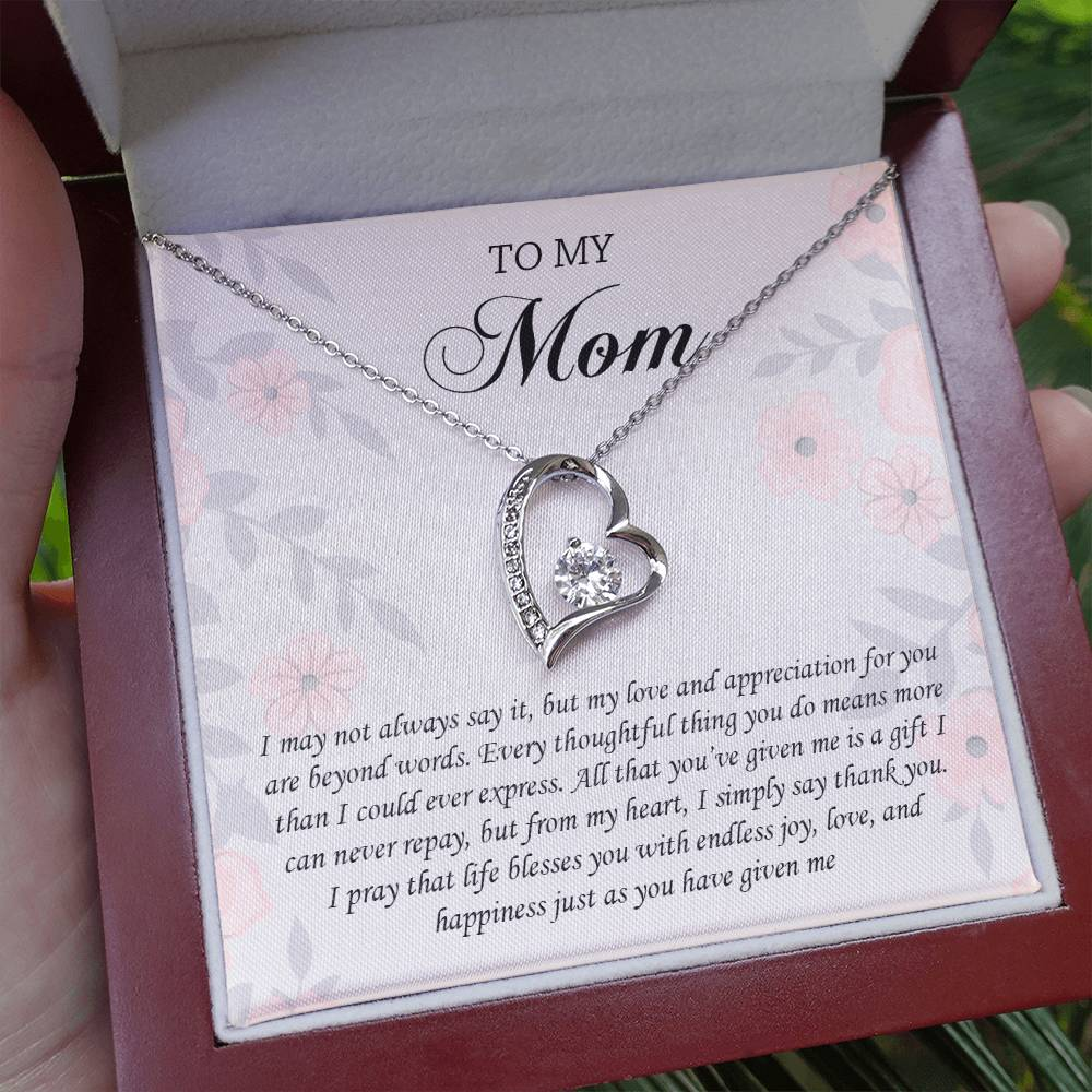 Mom Necklace + Free Matching Earrings (while stock last)