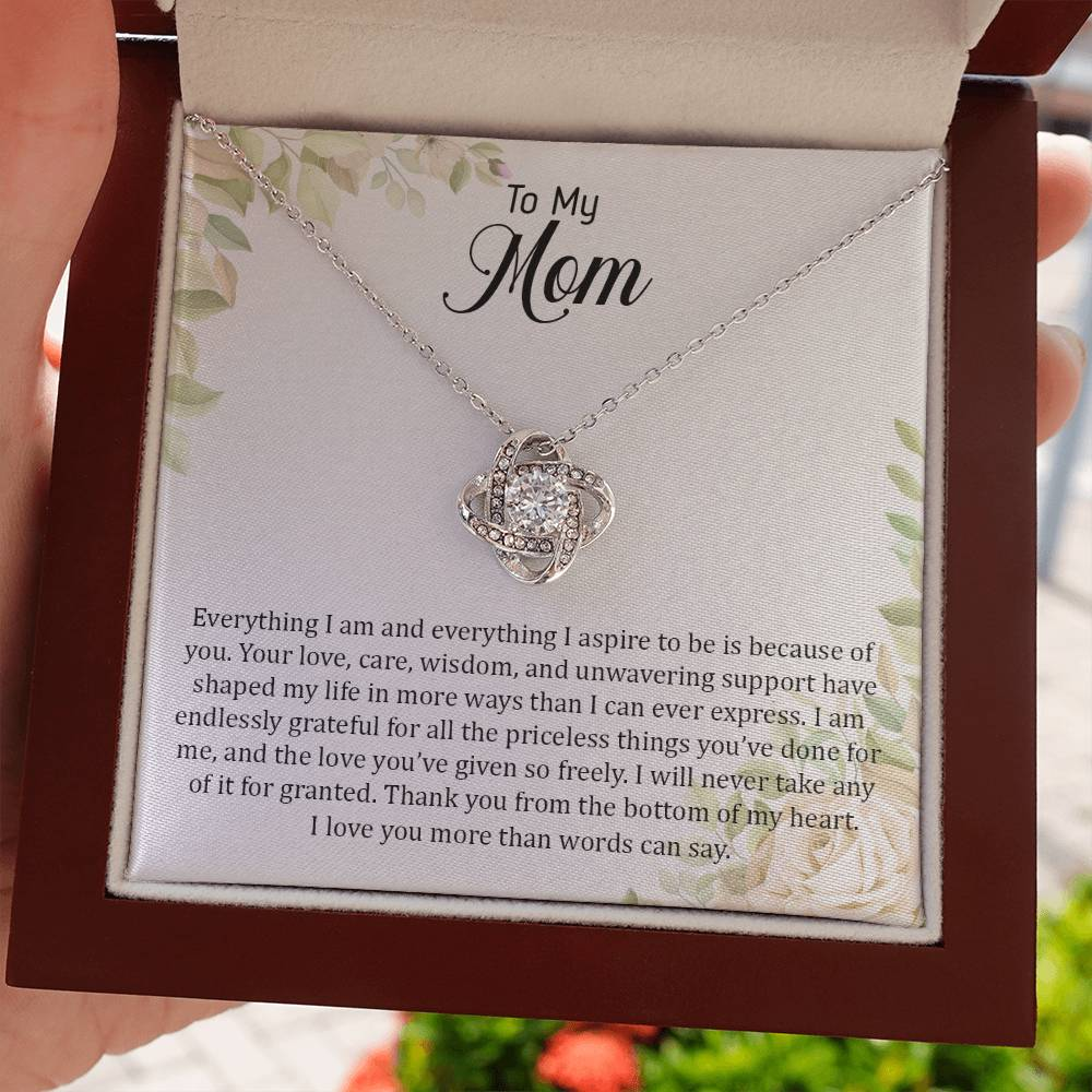 Mom Necklace + Free Matching Earrings (while stock last)