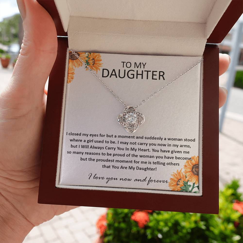 Daughter Necklace + Free Matching Earrings (while stock last)