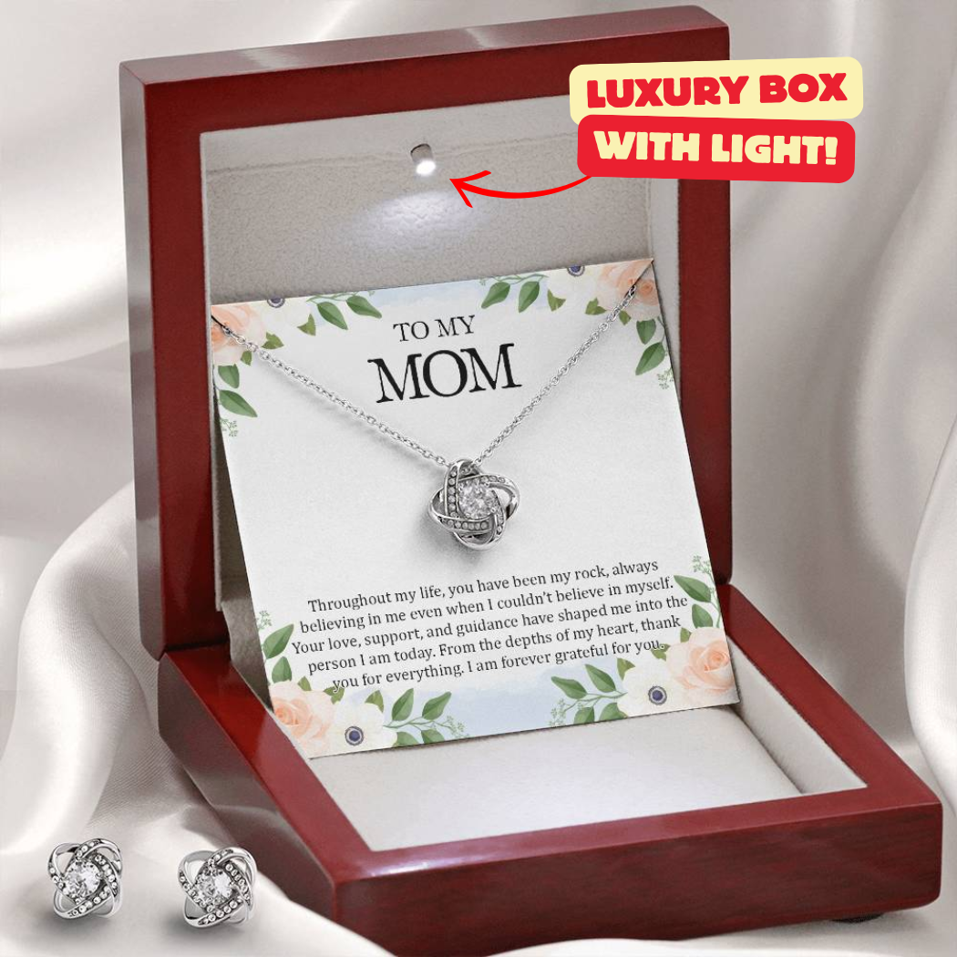Mom Necklace + Free Matching Earrings (while stock last)