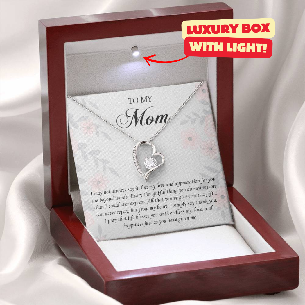 Mom Necklace + Free Matching Earrings (while stock last)