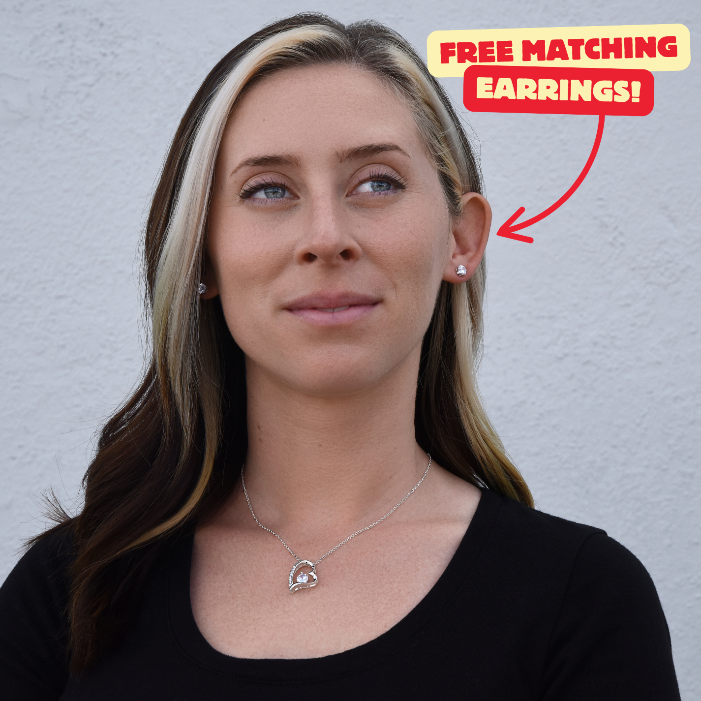 Mother's Day Necklace + Free Matching Earrings (while stock last)