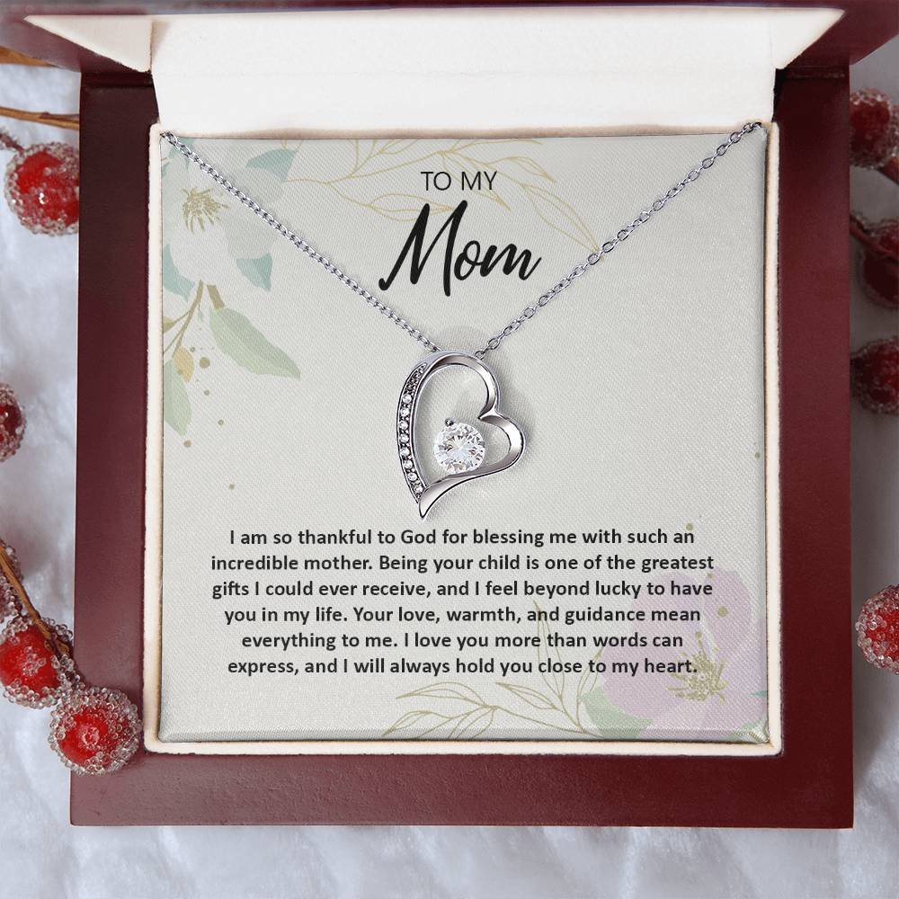 Mom Necklace + Free Matching Earrings (while stock last)