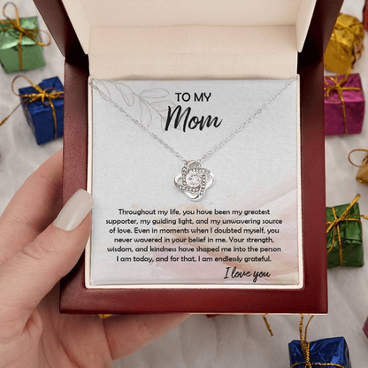 Mom Necklace + Free Matching Earrings (while stock last)
