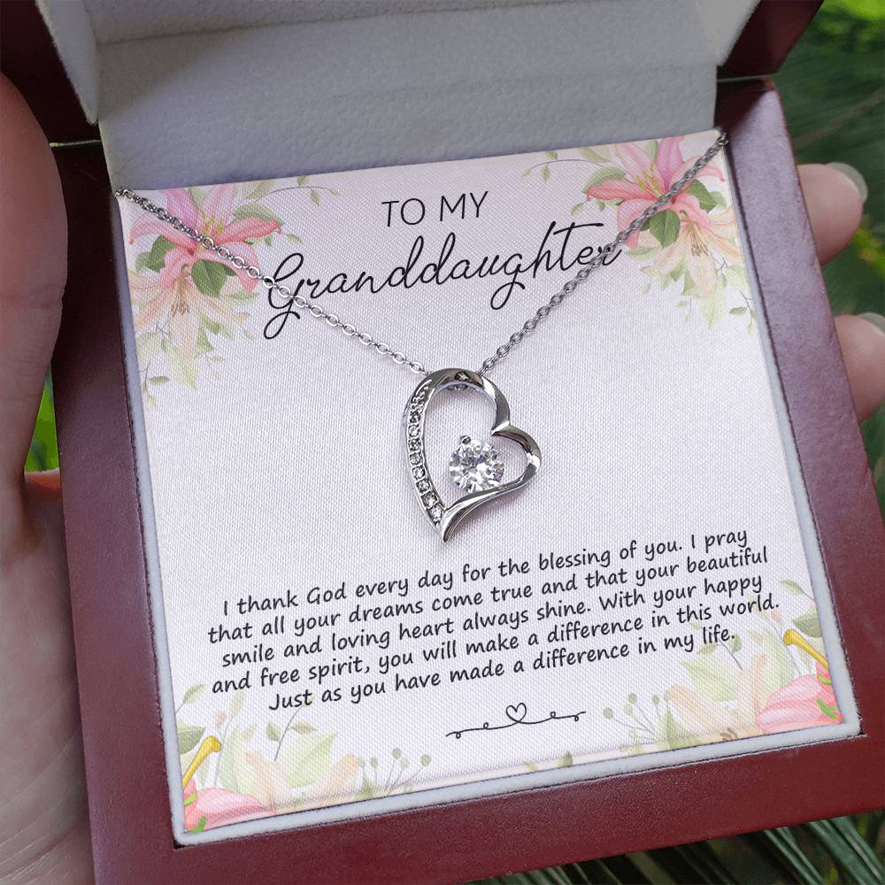 Granddaughter Necklace + Free Matching Earrings (while stock last)