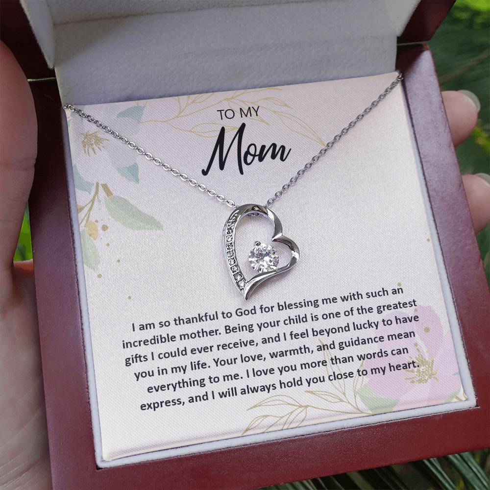 Mom Necklace + Free Matching Earrings (while stock last)