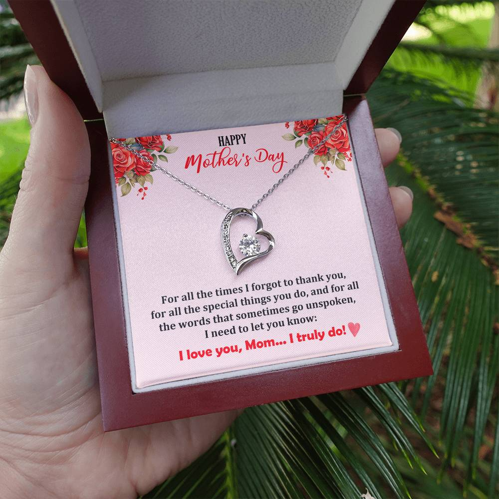 Mother's Day Necklace + Free Matching Earrings (while stock last)
