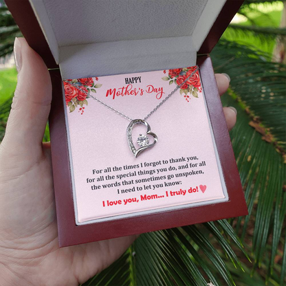Mother's Day Necklace + Free Matching Earrings (while stock last)