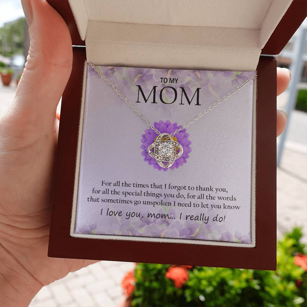Mom Necklace + Free Matching Earrings (while stock last)