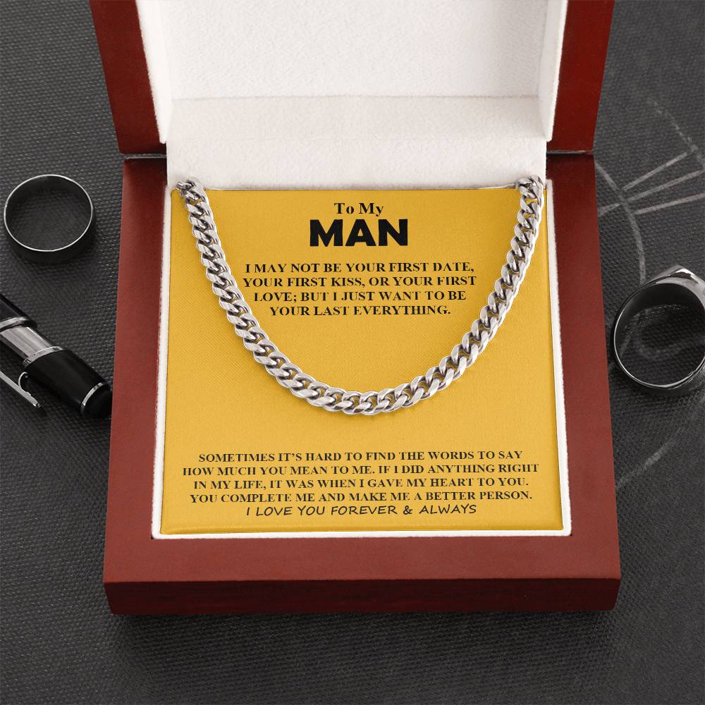 To My Man Necklace