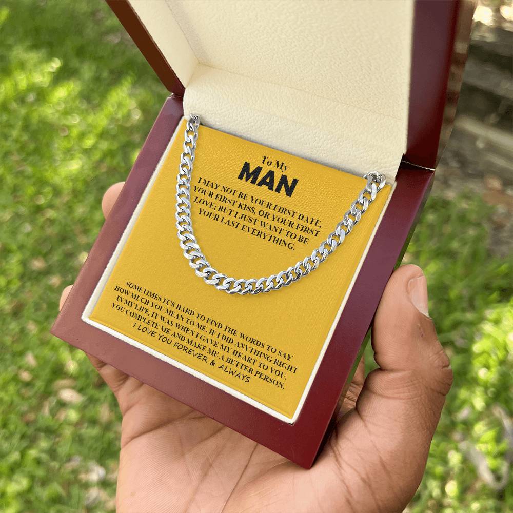 To My Man Necklace