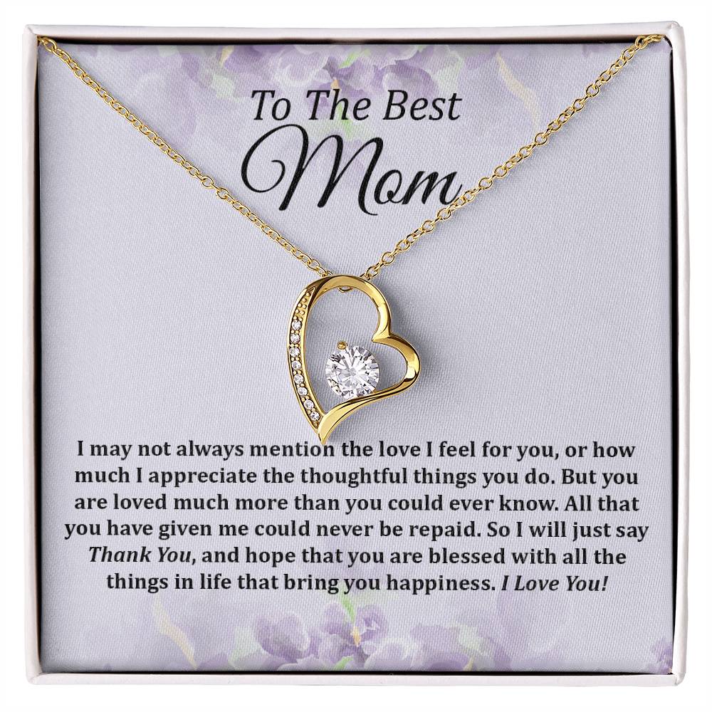 To My Mom Necklace