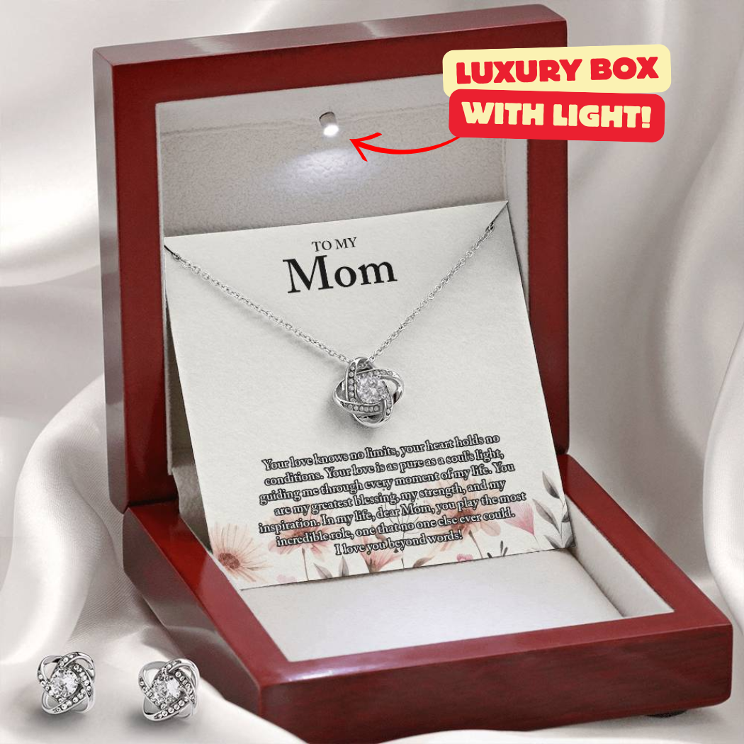Mom Necklace + Free Matching Earrings (while stock last)